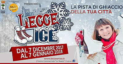 Lecce on ice Pista su ghiaccio a Lecce