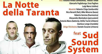 notte della taranta locandina sud sound system