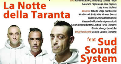 notte della taranta locandina sud sound system