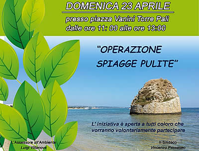 Operazione spiagge pulite in Salento